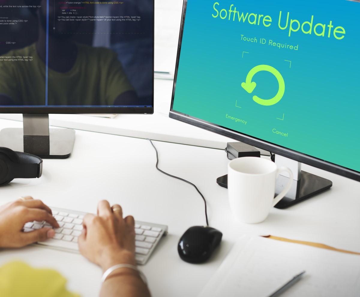 Software updates can help protect your devices from cyber threats.